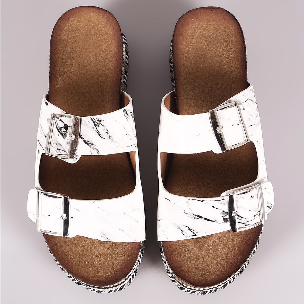 2 LEFT!!! NWT. Marble slip on espadrilles sandals - Picture 5 of 6